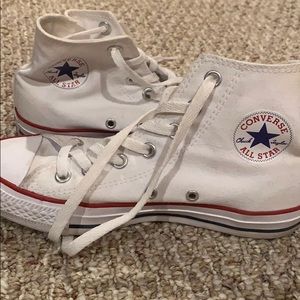 White High Top Converse
